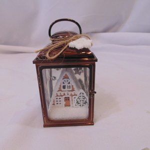 Bath & Body Works Light Up Gingerbread Snowflake House Lantern Plug In New